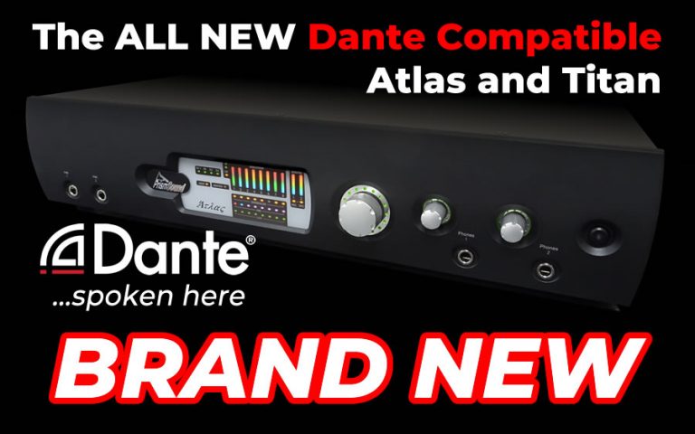 Prism Sound Updates Titan and Atlas Audio Interfaces With Dante® Networking
