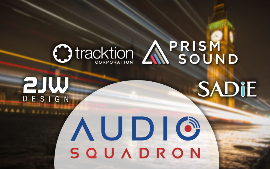 Tracktion and 2JW Design Join Forces with Prism Sound and SADiE under the umbrella of Audio Squadron