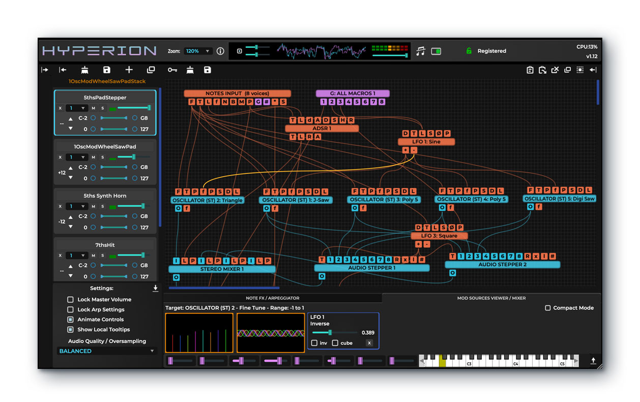 Hyperion from Tracktion