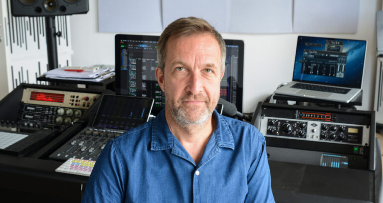 Steven Cauwenberg, producer at the Belgium public broadcaster VRT, with his new Prism Sound Dream ADA-128