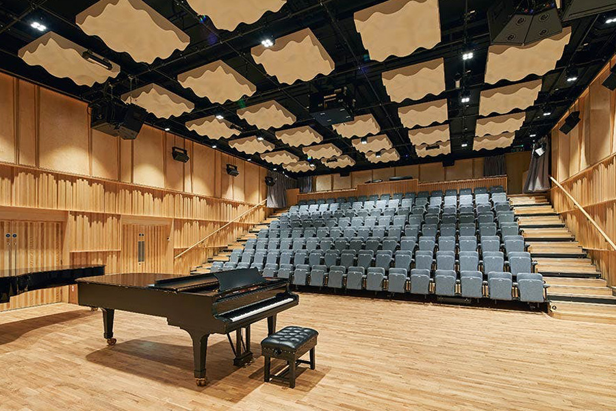 Birmingham Conservatoire intimate 150 seat recital hall