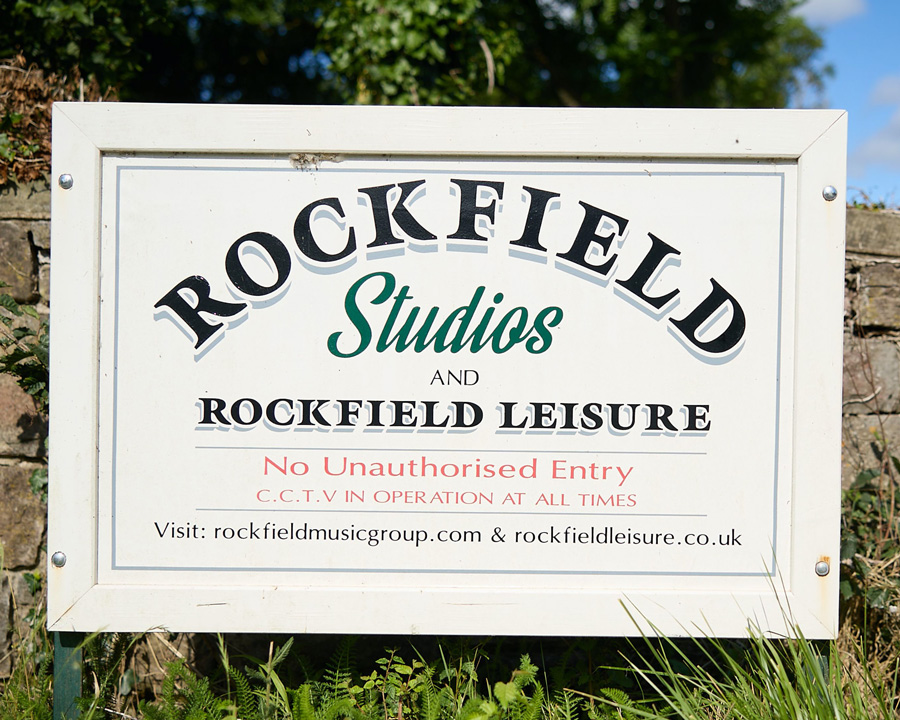 Rockfield Studios sign
