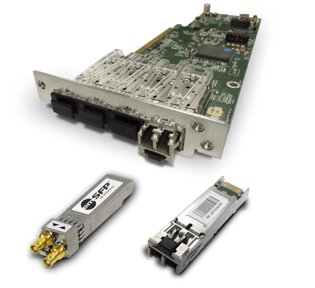 Dream ADA - Madi Card with coax SFP and optical SFP