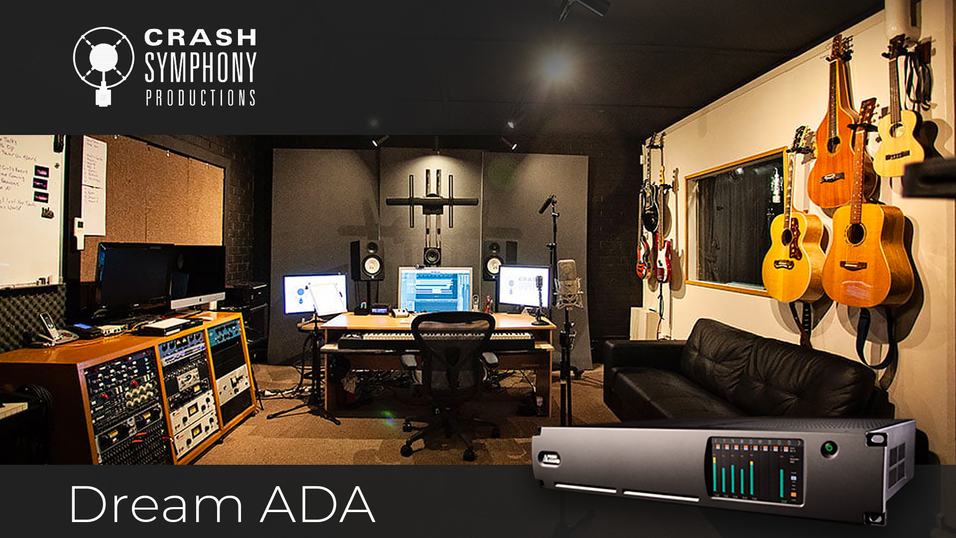 Crash Symphony Productions Levels Up with Prism Sound ADA-128 for Global Voice and Surround Work
