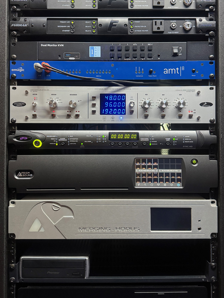 Studio Mozart Machine Rack, featuring the Dream ADA Converter