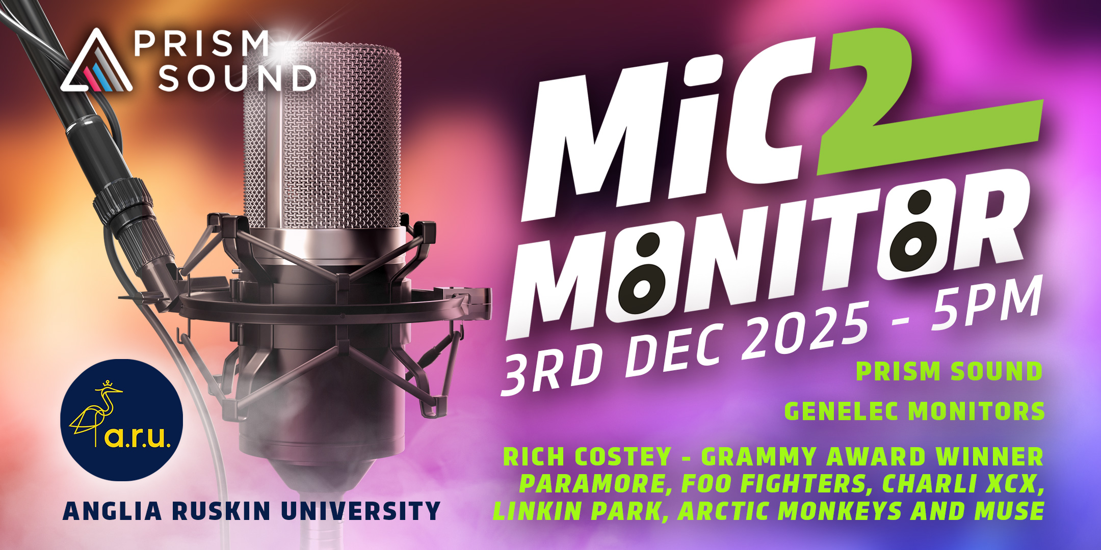 Mic to Monitor ARU Cambridge